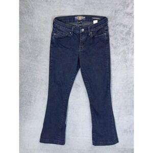 Lucky Brand Jeans Womens 4/27 Blue Dark Wash Mid Rise Sofia Bootcut Stretch